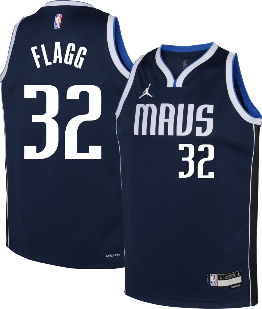 Jordan Youth Dallas Mavericks Cooper Flagg #32 Navy Statement Jersey product image