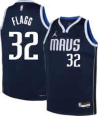 レ*タ様 dallas 32 Flagg GameJersey M Jordan Adult Dallas Mavericks Cooper Flagg #32 Navy