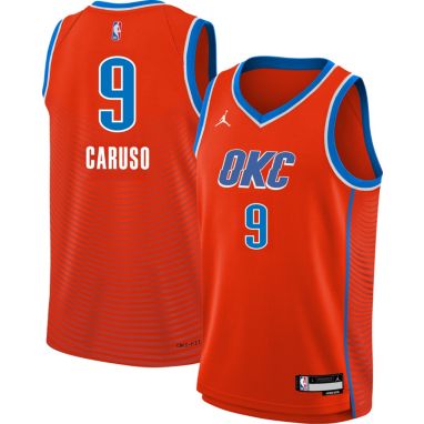 sorry, Jordan Youth Oklahoma City Thunder Alex Caruso #9 Orange Statement Swingman Jersey is currently out of stock