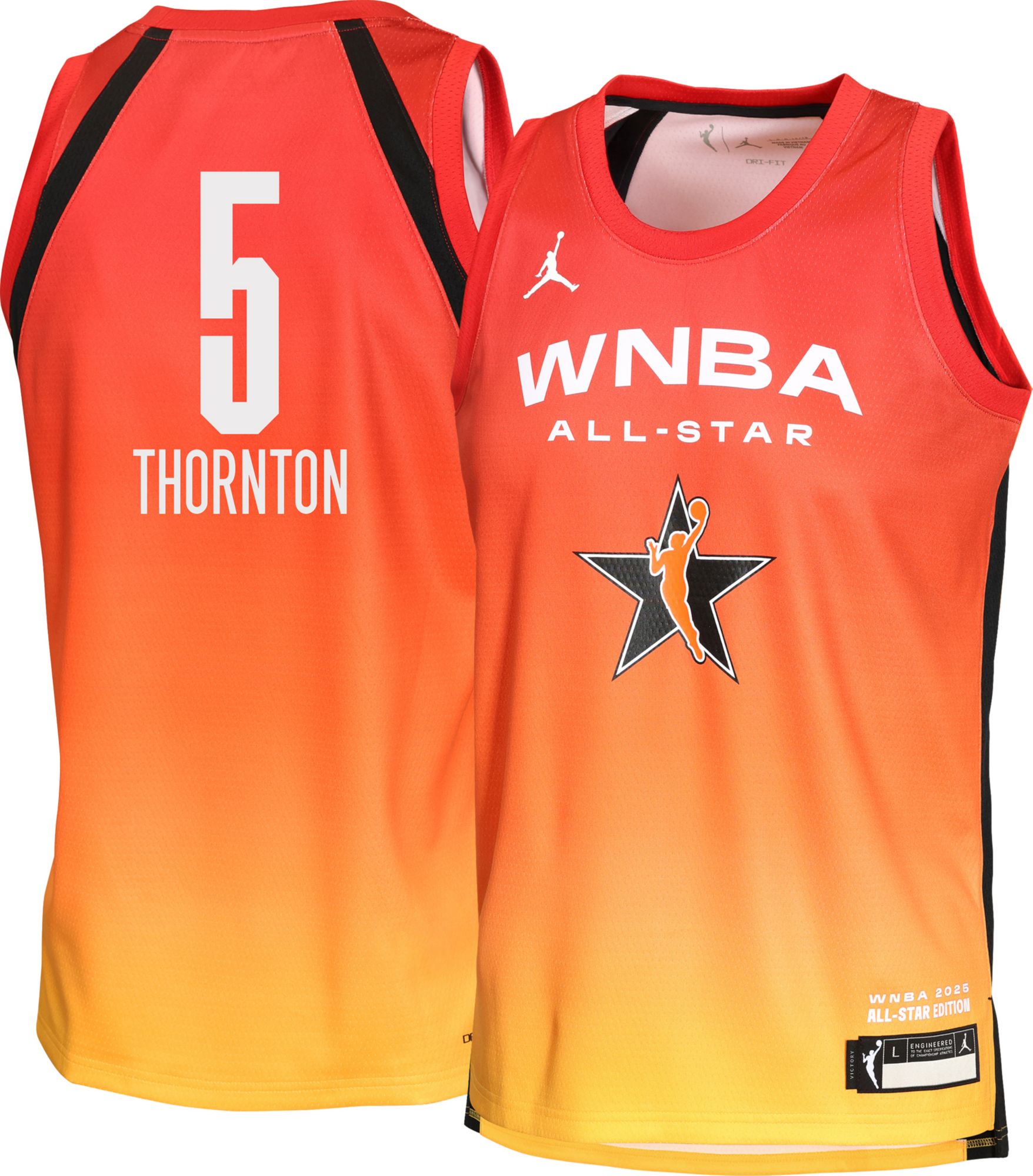 Jordan Youth 2025 WNBA All-Star Game Kayla Thornton #5 Orange Jersey product image