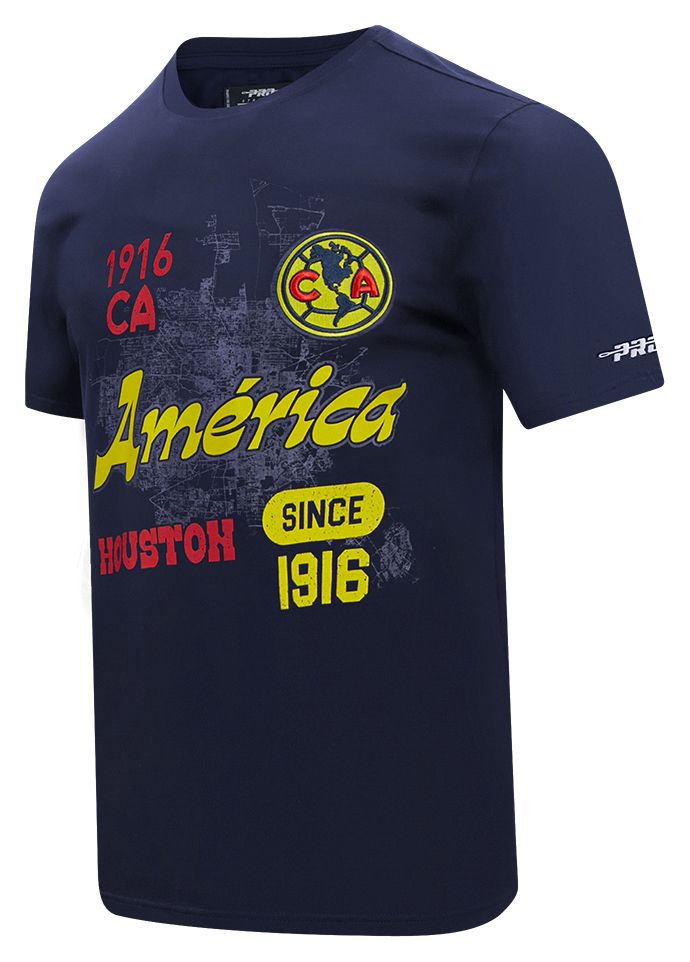 Pro Standard Adult Club America Midnight Navy Mapped City Houston T-Shirt product image
