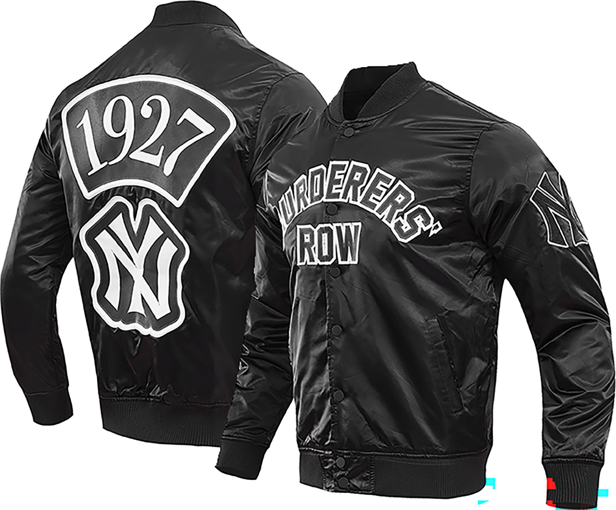 Pro Standard Adult New York Yankees Black Murderers Row Satin Jacket product image