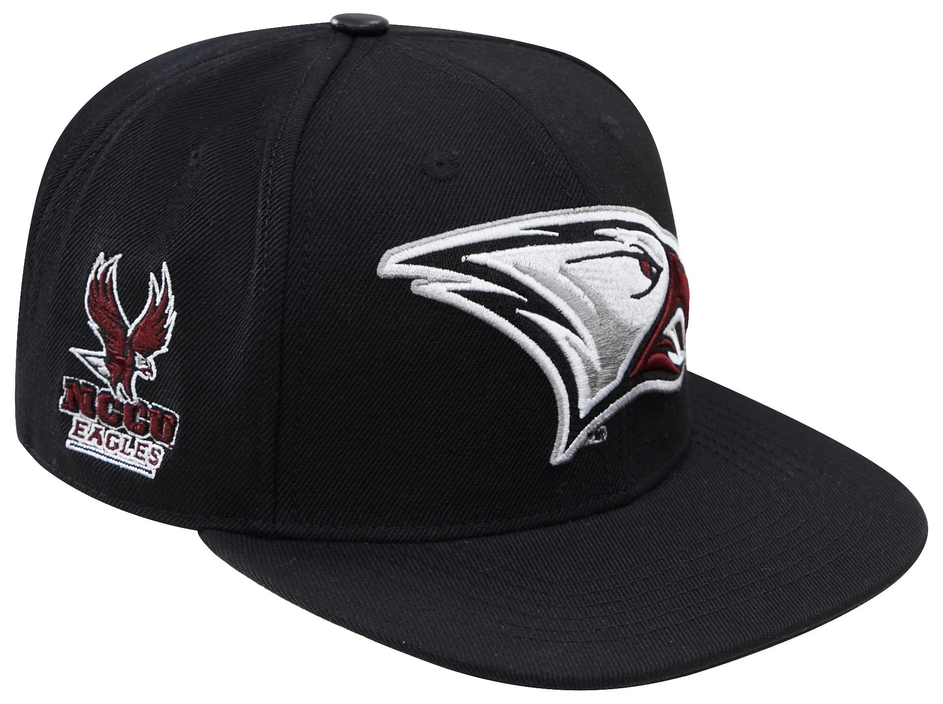 Pro Standard Adult North Carolina Central Eagles Black Classic Flat-Brim Snapback Adjustable Hat product image