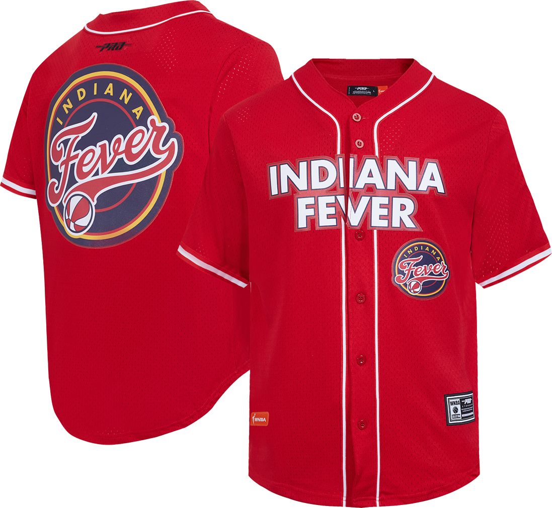 Pro Standard Men's Indiana Fever Mesh Red Button-Down Jersey product image