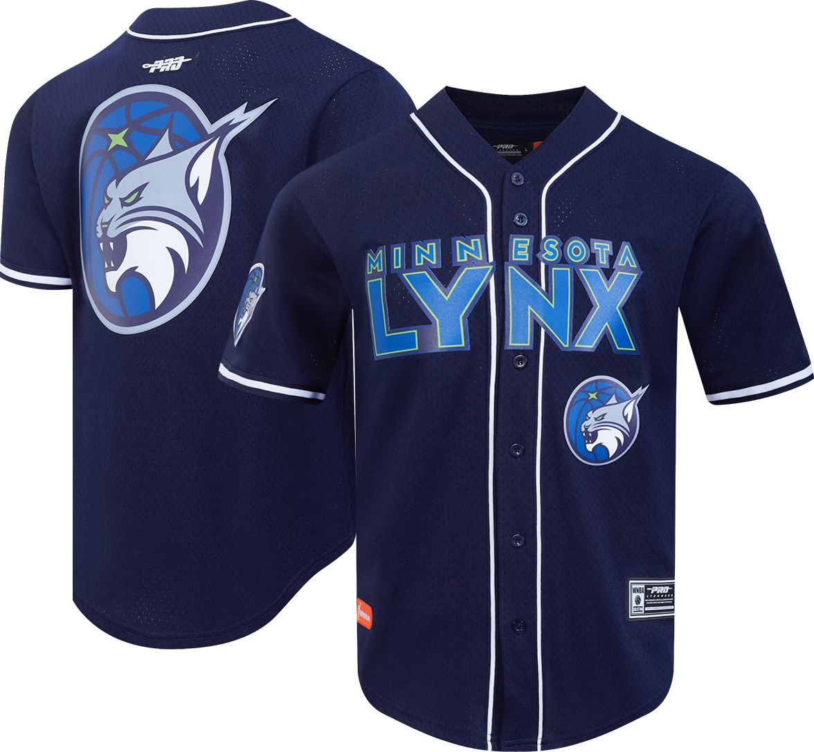 Pro Standard Men's Minnesota Lynx Mesh Navy Button-Down Jersey product image