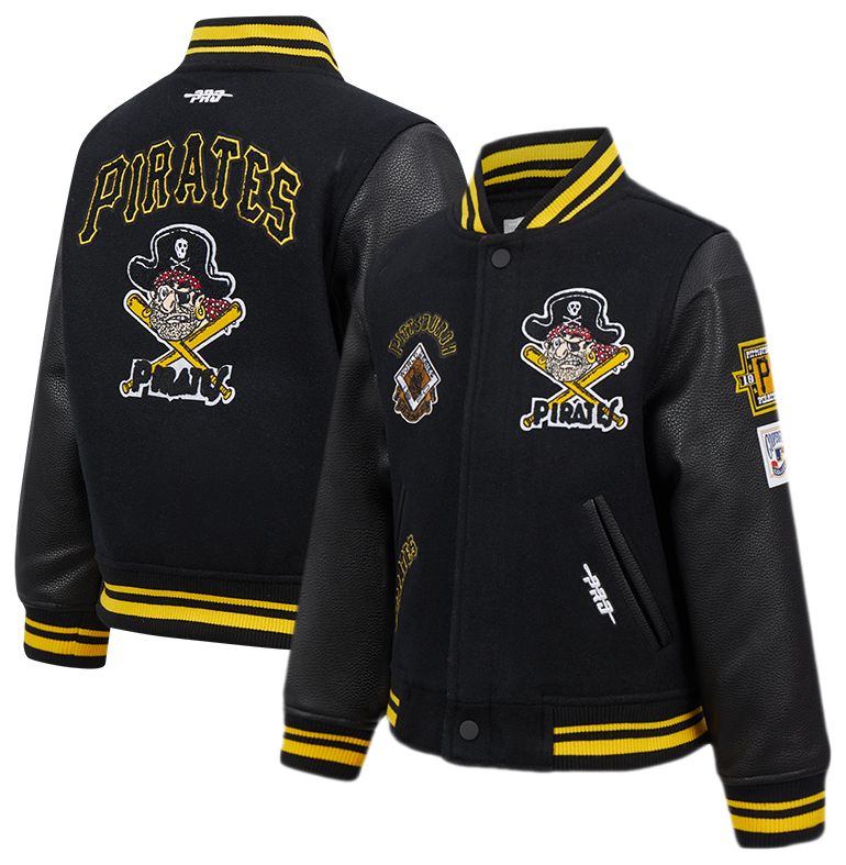 Pro Standard Boys' Pittsburgh Pirates Black Classic Satin Jacket product image
