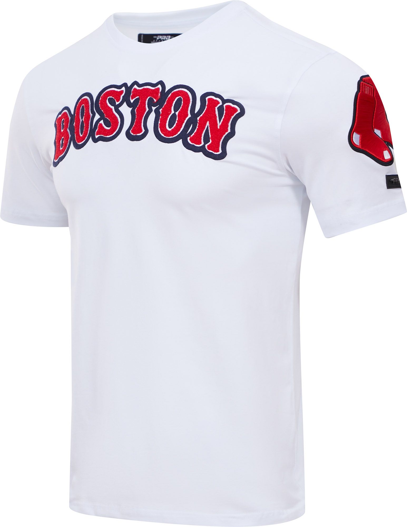 Pro Standard Men's Boston Red Sox White Classic Chenille T-Shirt product image