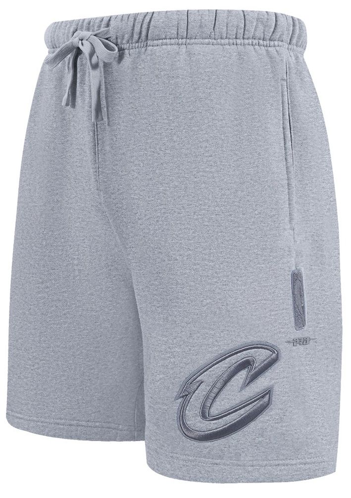 Pro Standard Men's Cleveland Cavaliers Gray Neutral Fleece Shorts product image