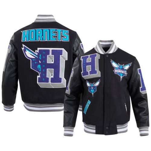 Mitchell & Ness Men's Charlotte Hornets Blue Playmaker Full-Zip