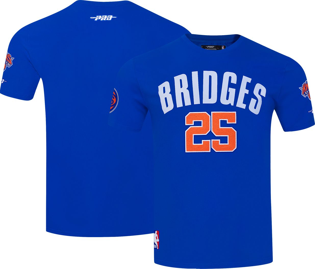 Pro Standard Men's Mikal Bridges #25 New York Knicks Blue T-Shirt product image