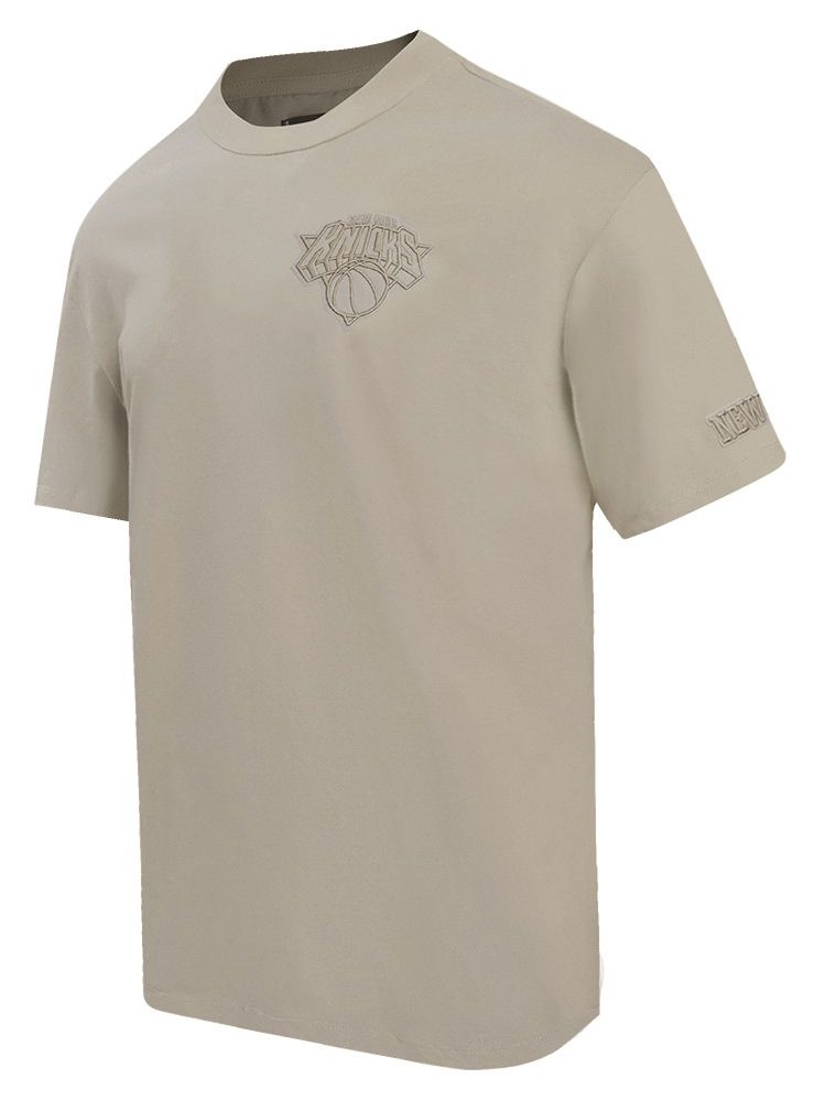 Pro Standard Men's New York Knicks Taupe Neutral Drop Shoulder Short Sleeve T-Shirt product image