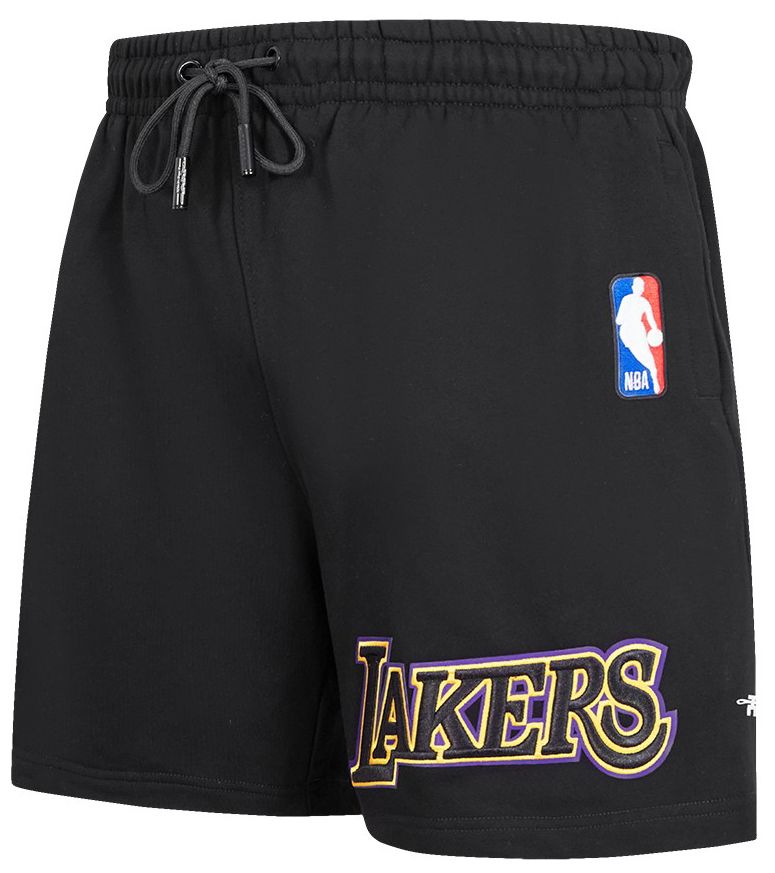 Pro Standard Men's Los Angeles Lakers Black Classic Fleece Shorts product image