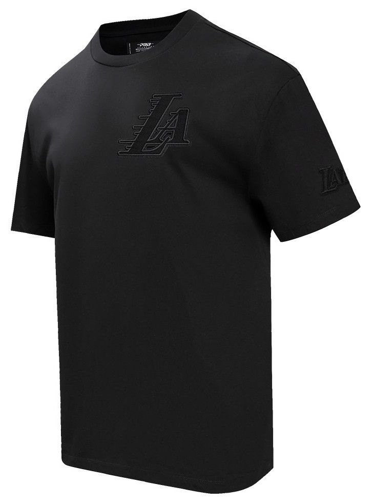 Pro Standard Men's Los Angeles Lakers Black Neutral Drop Shoulder Short Sleeve T-Shirt product image