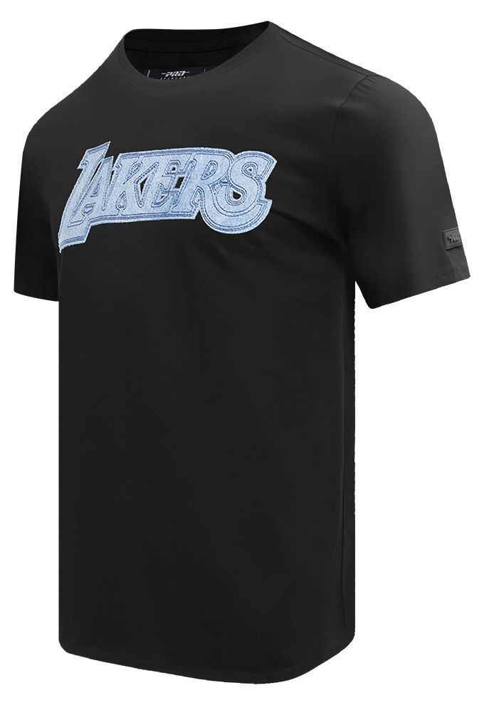 Pro Standard Men's Los Angeles Lakers Black Varsity Blues Short Sleeve T-Shirt product image