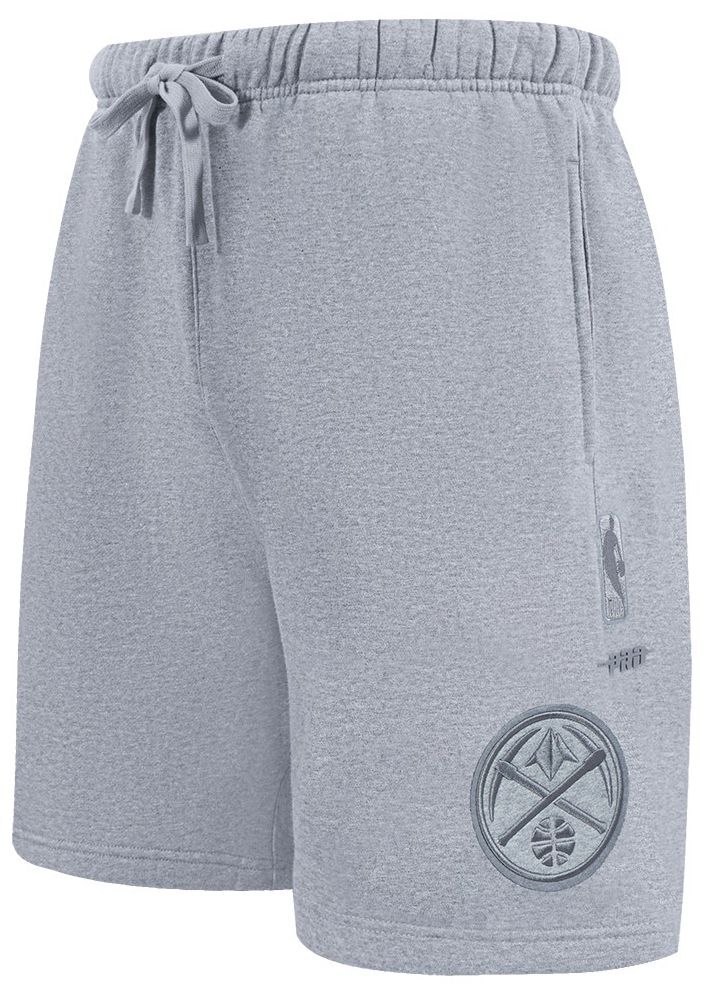 Pro Standard Men's Denver Nuggets Gray Neutral Fleece Shorts product image