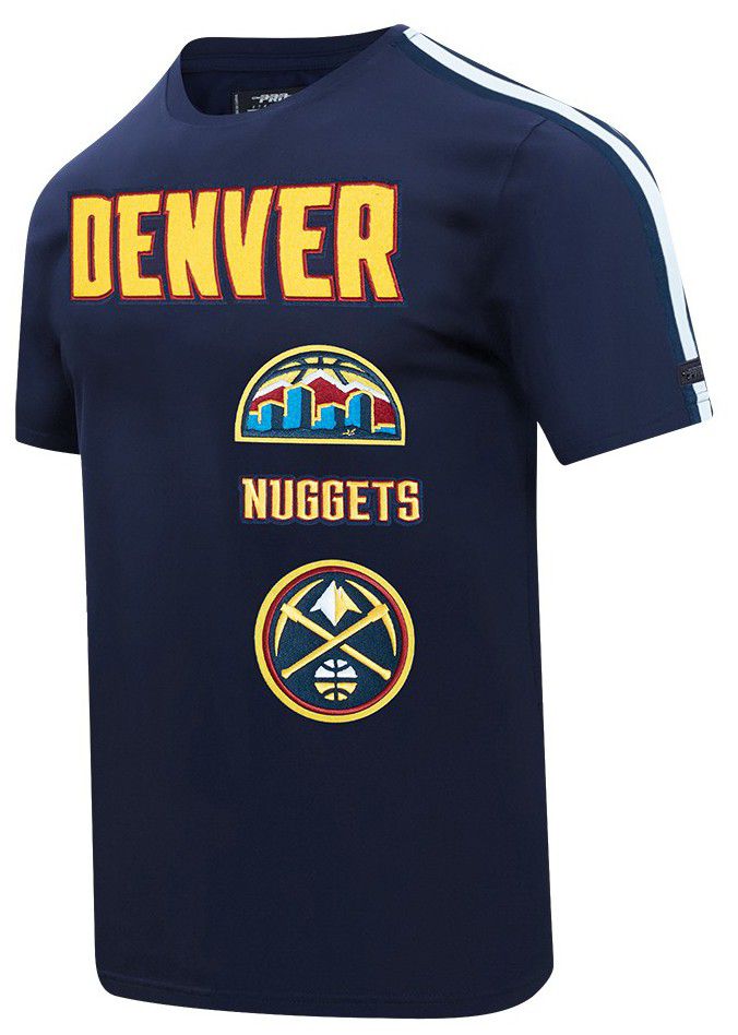 Pro Standard Men's Denver Nuggets Retro Navy T-Shirt product image