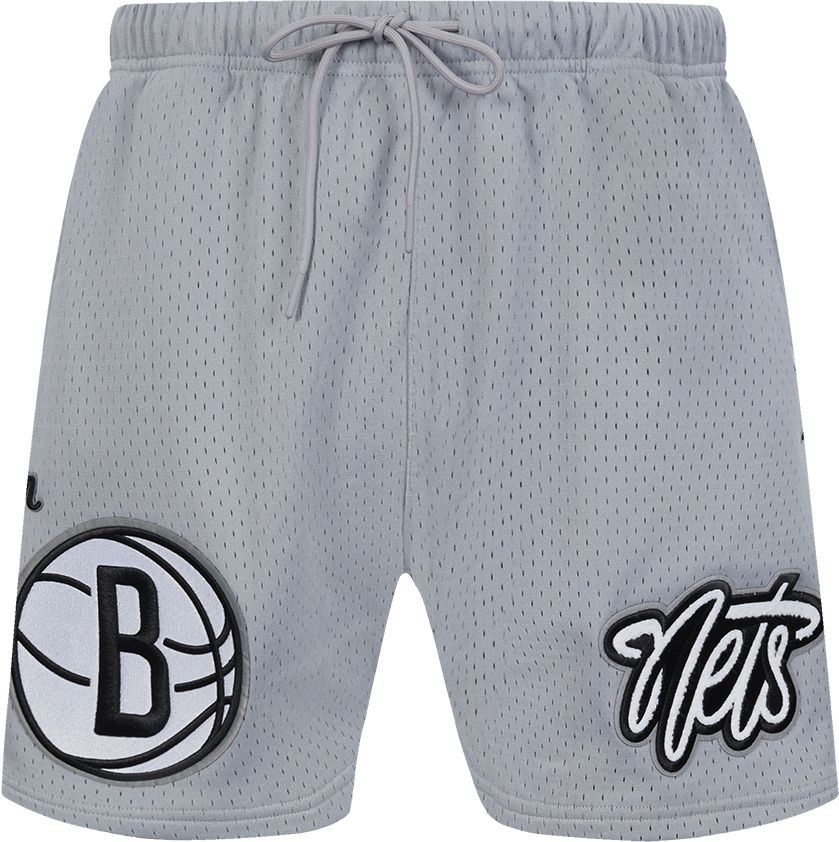 Pro Standard Men's Brooklyn Nets Gray Souvenir Mesh Shorts product image