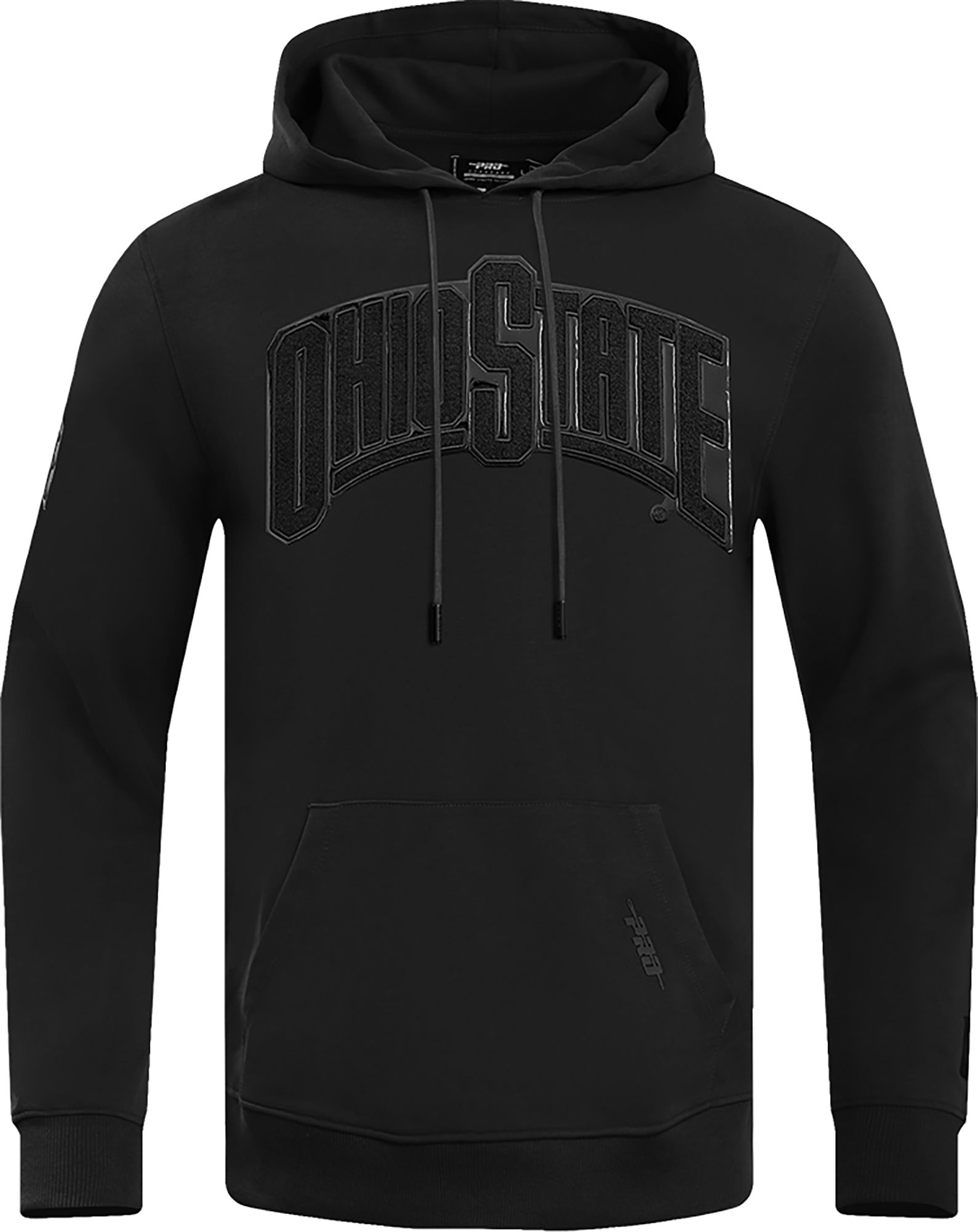 Pro Standard Men's Ohio State Buckeyes Black Triple Black Pullover Hoodie product image