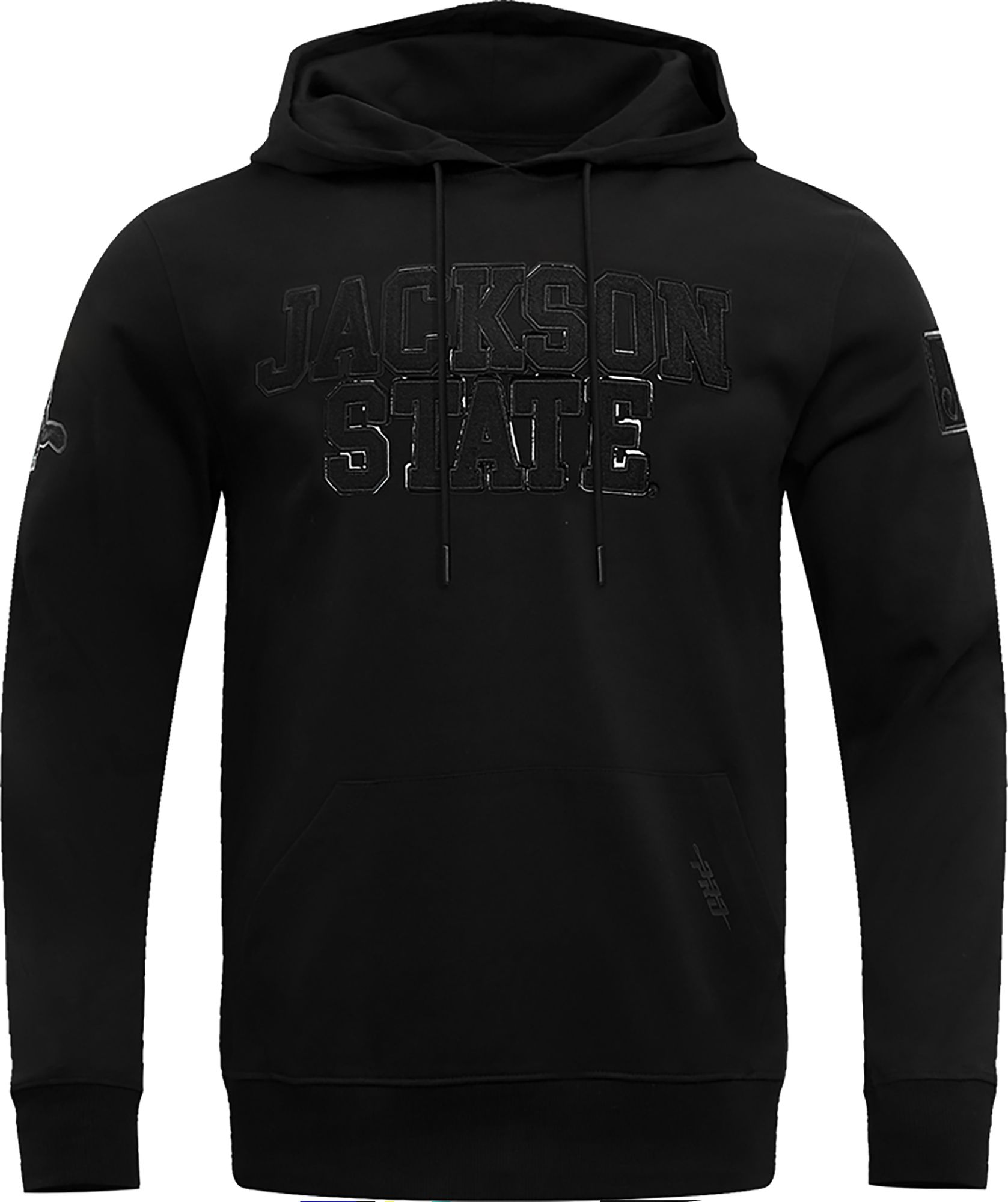 Pro Standard Men's Jackson State Tigers Black Triple Black Pullover Hoodie product image