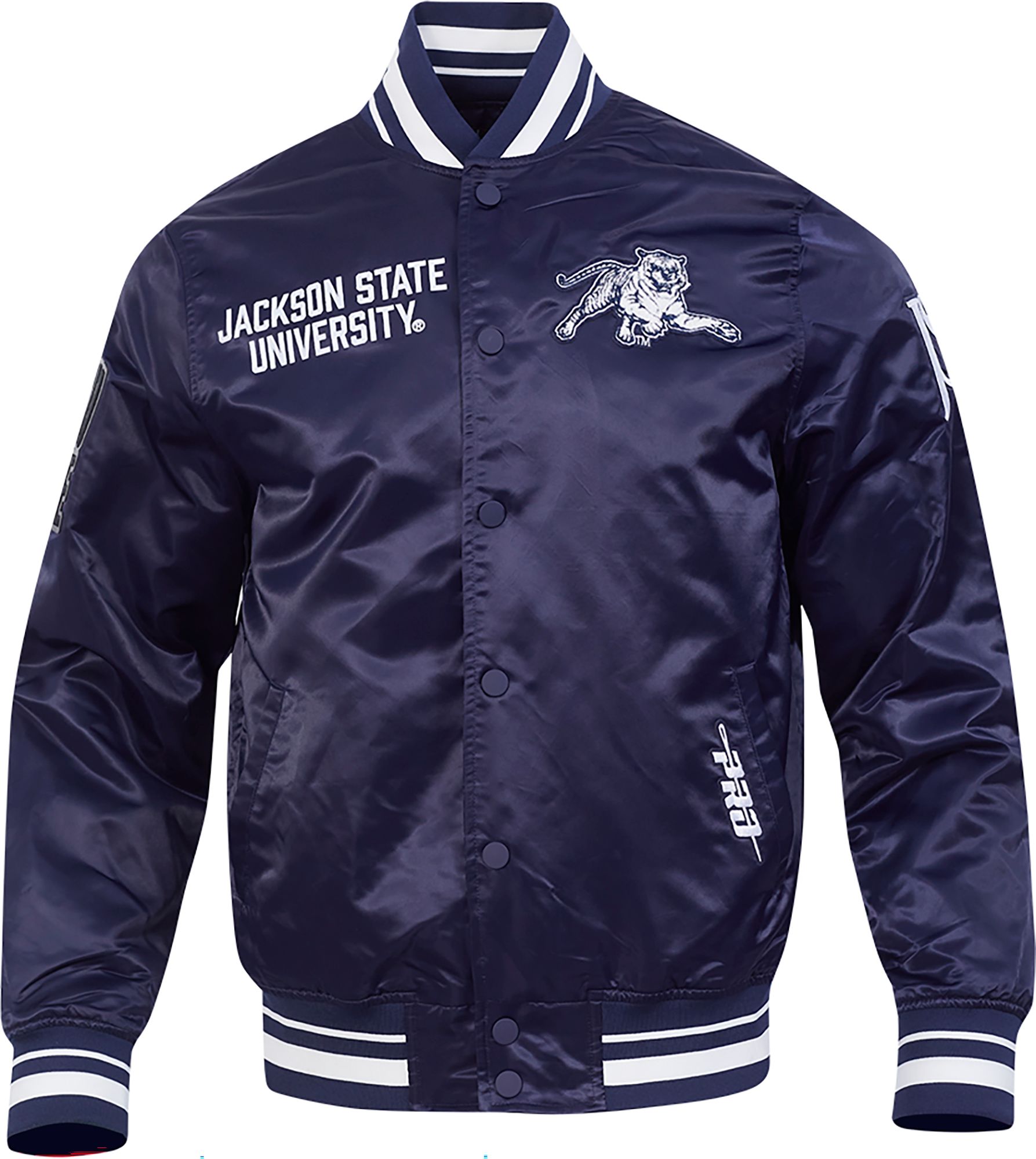 Pro Standard Men's Jackson State Tigers Navy Homecoming Jacket product image