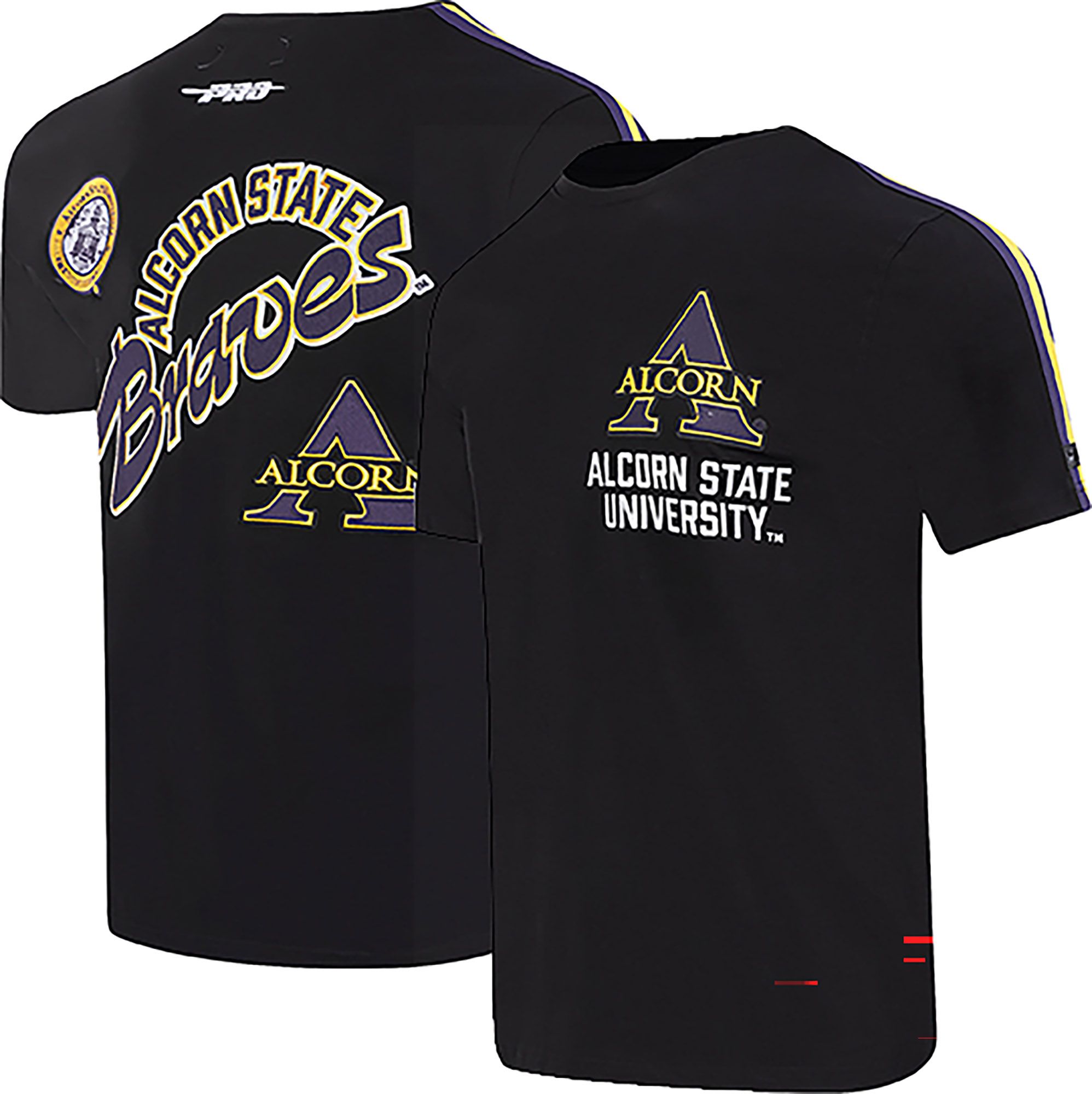 Pro Standard Men's Alcorn State Braves Black Homecoming Short Sleeve T-Shirt product image