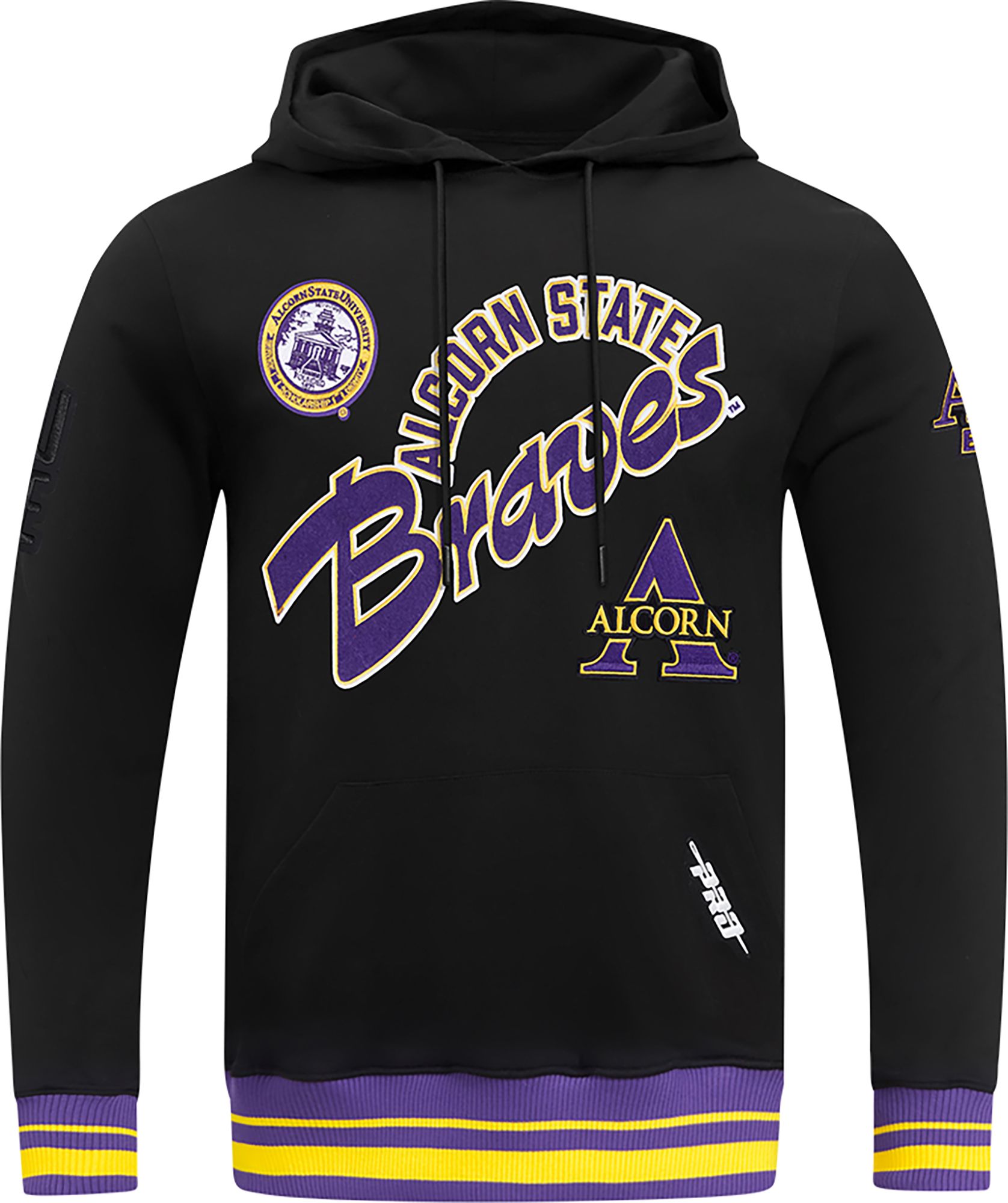Pro Standard Men's Alcorn State Braves Black Homecoming Fleece Pullover Hoodie product image