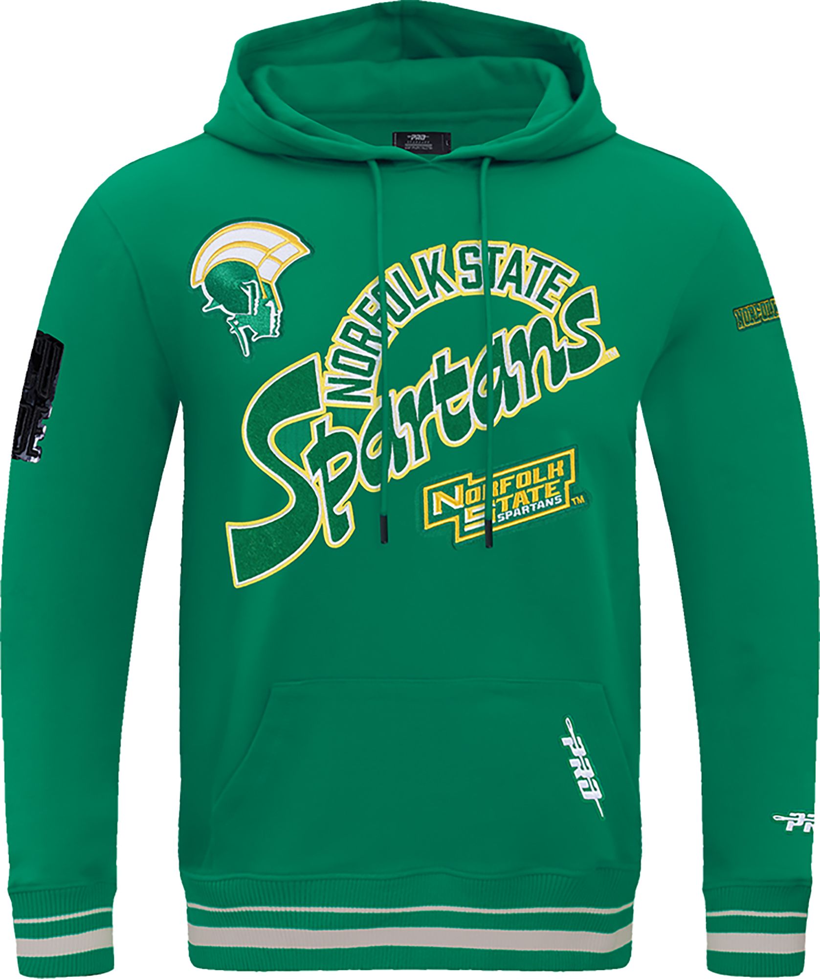 Pro Standard Men's Norfolk State Spartans Green Homecoming Fleece Pullover Hoodie product image