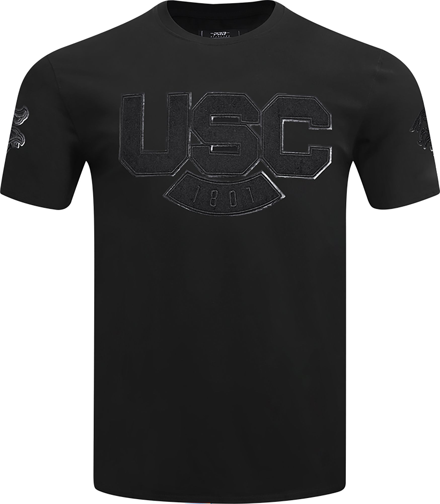 Pro Standard Men's South Carolina Gamecocks Black Triple Black Short Sleeve T-Shirt product image