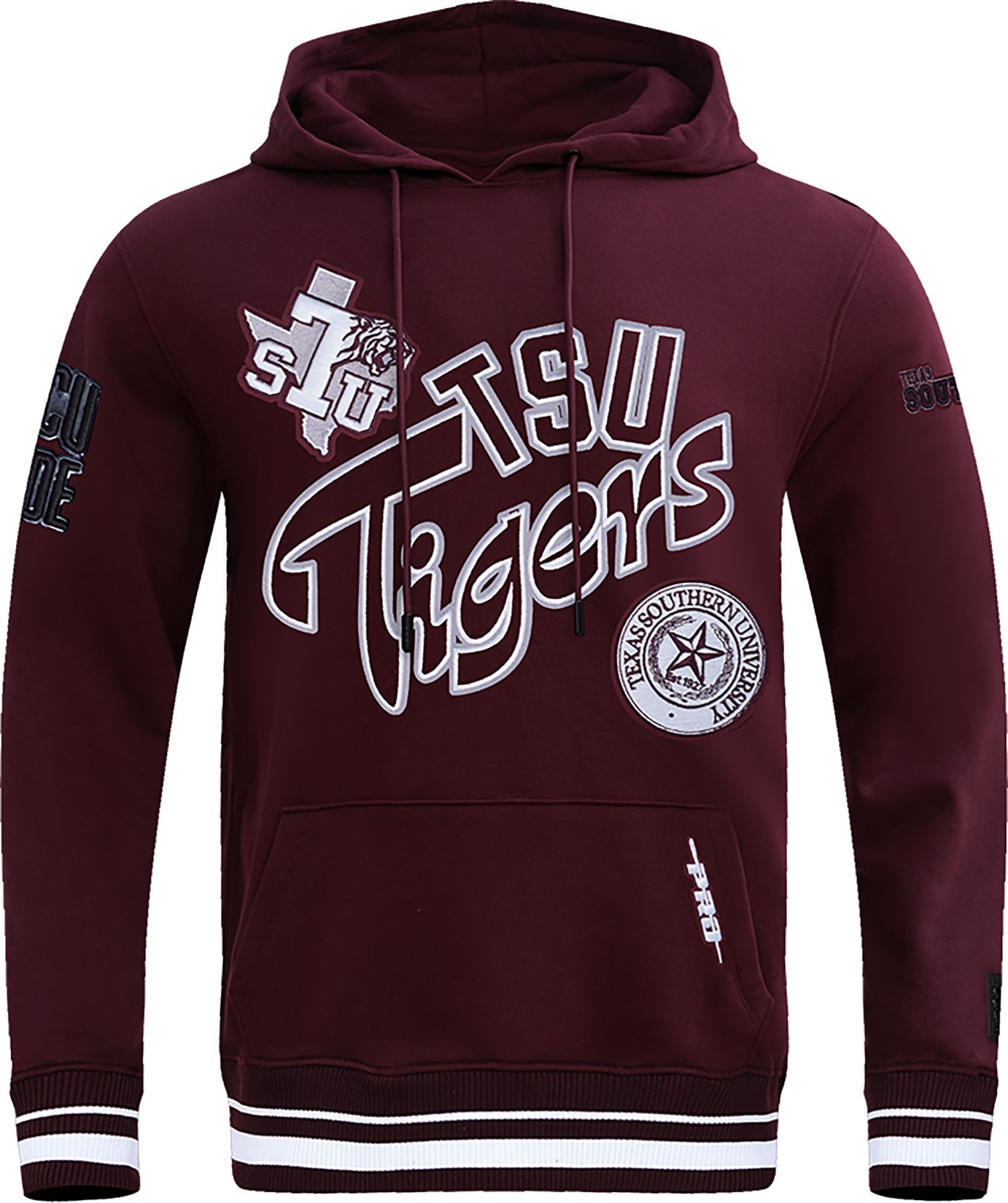 Pro Standard Men's Texas Southern Tigers Maroon Homecoming Fleece Pullover Hoodie product image