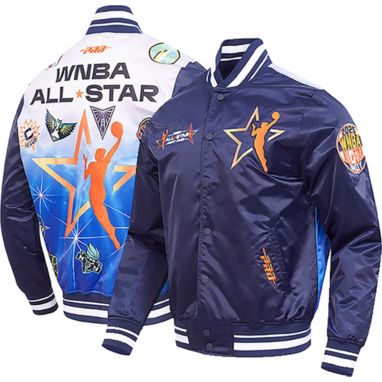 sorry, Pro Standard Men's 2025 WNBA All-Star Game Navy Satin Jacket is currently out of stock