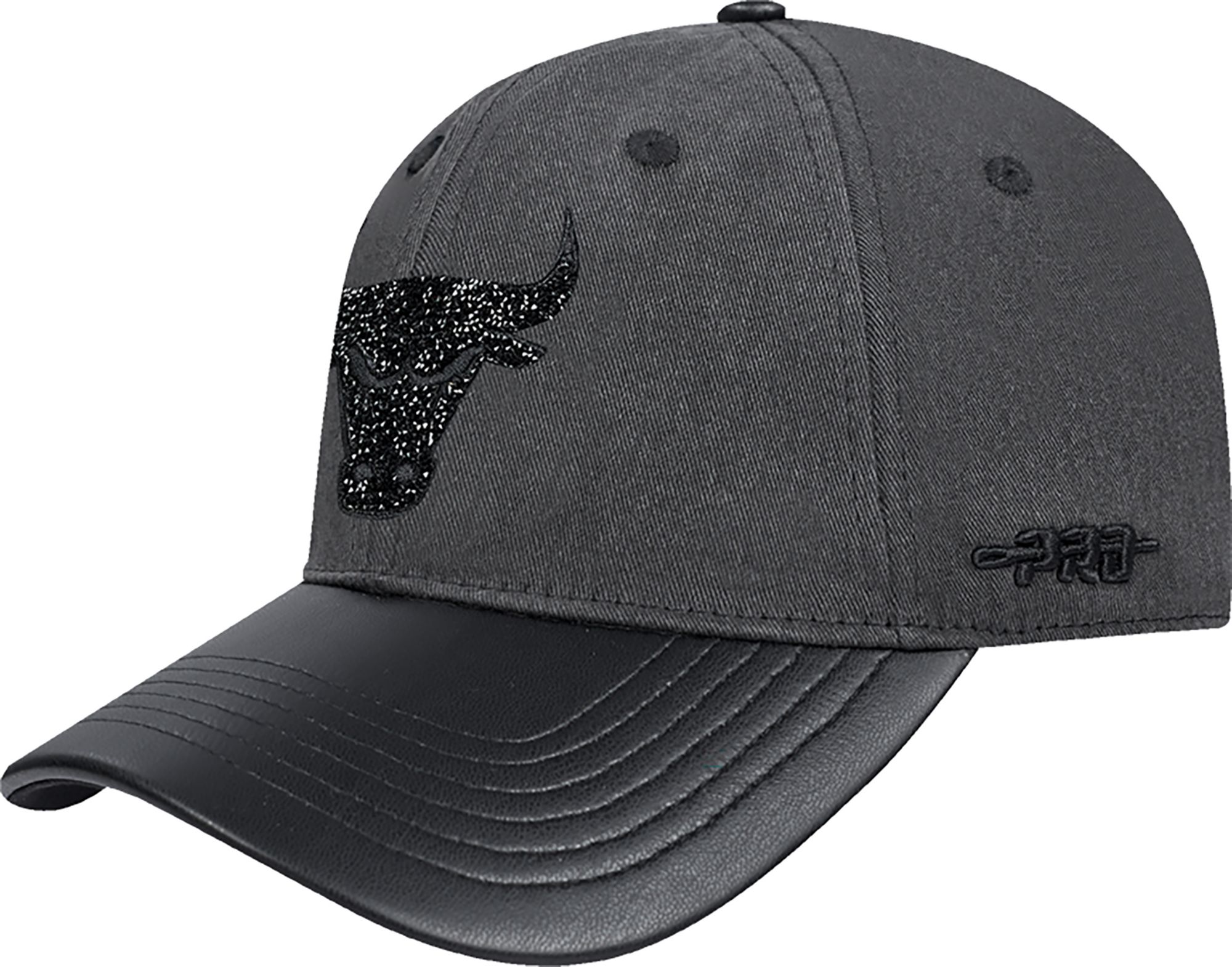 Pro Standard Women's Chicago Bulls Black Crystalline Strapback Hat product image