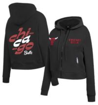 Pro Standard Women's Chicago Bulls Black Wordplay Full Zip Hoodie