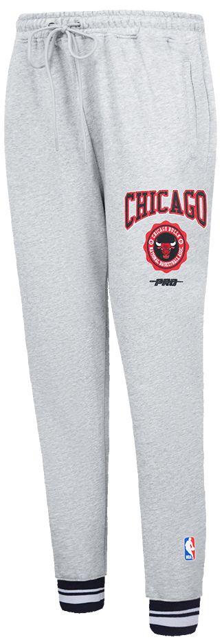 Pro Standard Women's Chicago Bulls Grey Crest Emblem Sweatpants product image