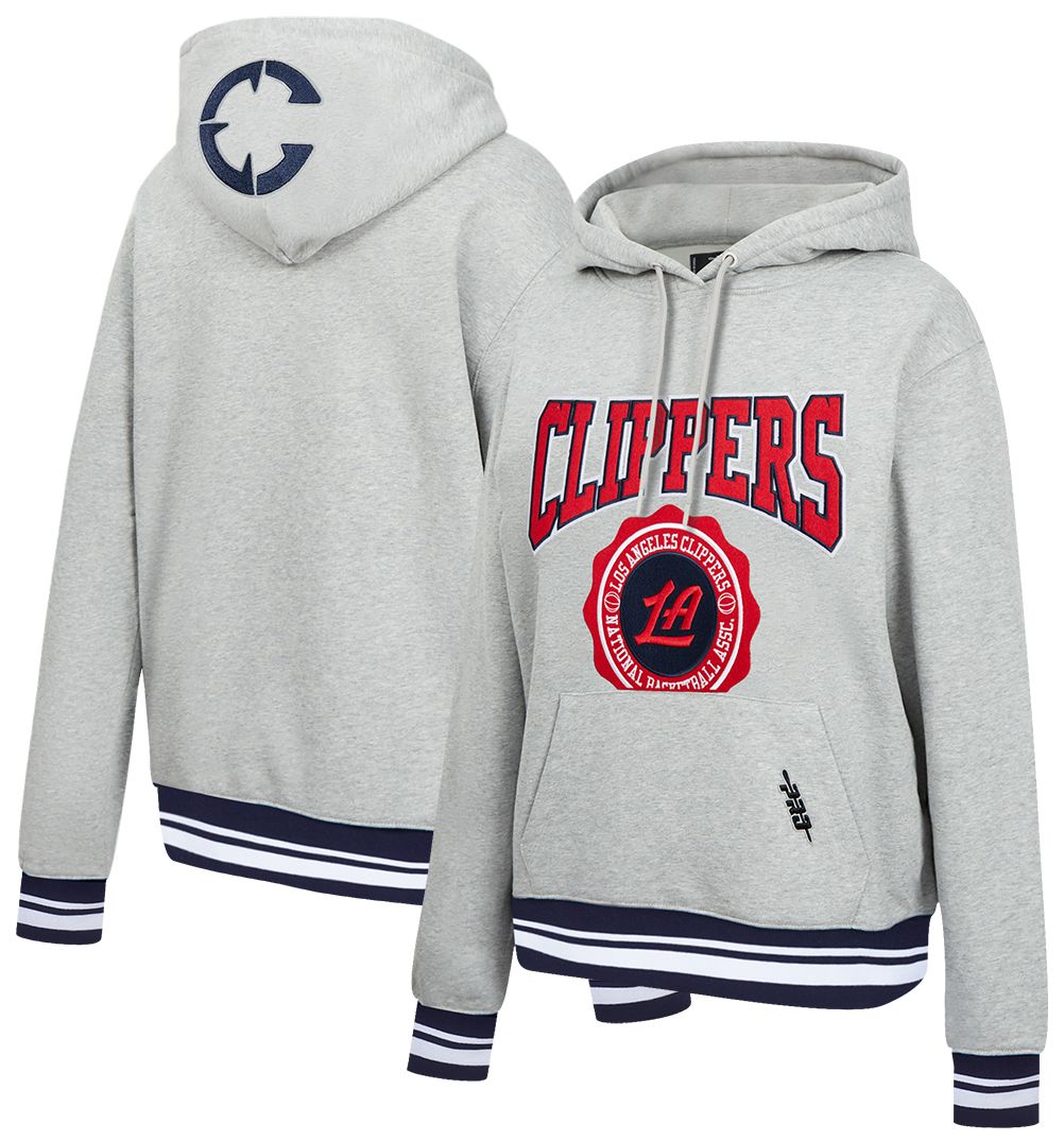 Pro Standard Women's Los Angeles Clippers Grey Crest Emblem Hoodie product image