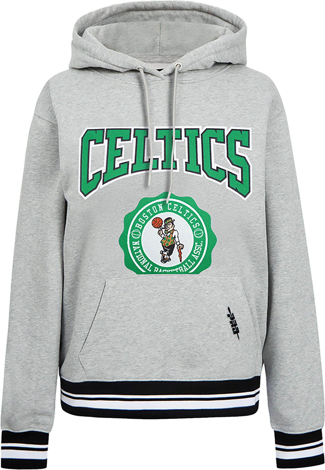 Pro Standard Women's Boston Celtics Grey Crest Emblem Hoodie product image