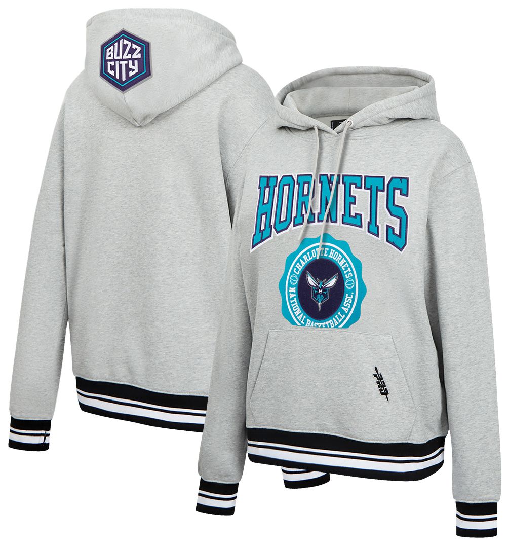 Pro Standard Women's Charlotte Hornets Grey Crest Emblem Hoodie product image