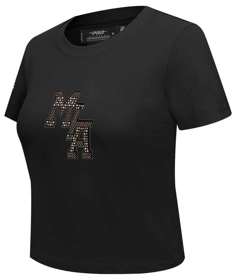 Pro Standard Women's Miami Heat Black Renegade Babydoll T-Shirt product image