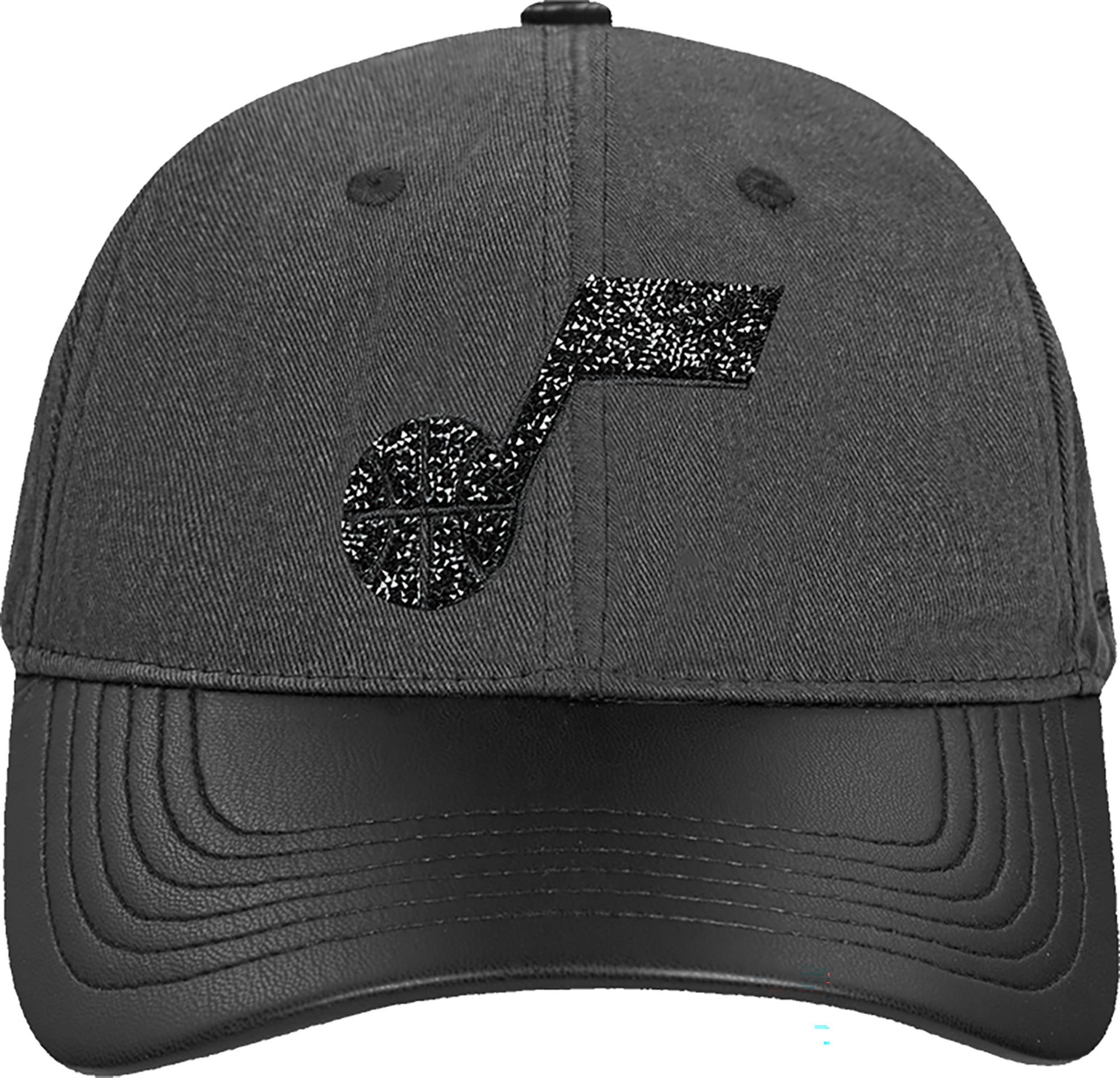 Pro Standard Women's Utah Jazz Black Crystalline Strapback Hat product image