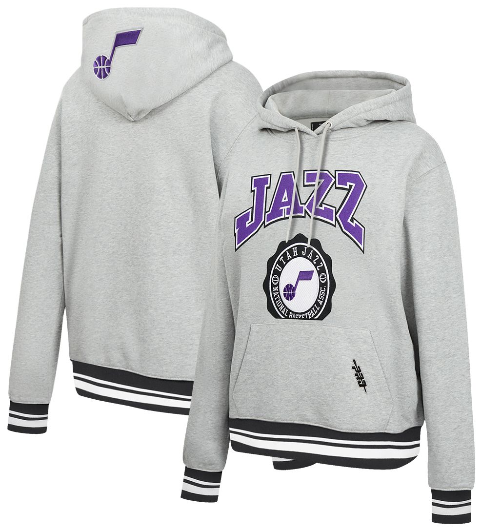 Pro Standard Women's Utah Jazz Grey Crest Emblem Hoodie product image