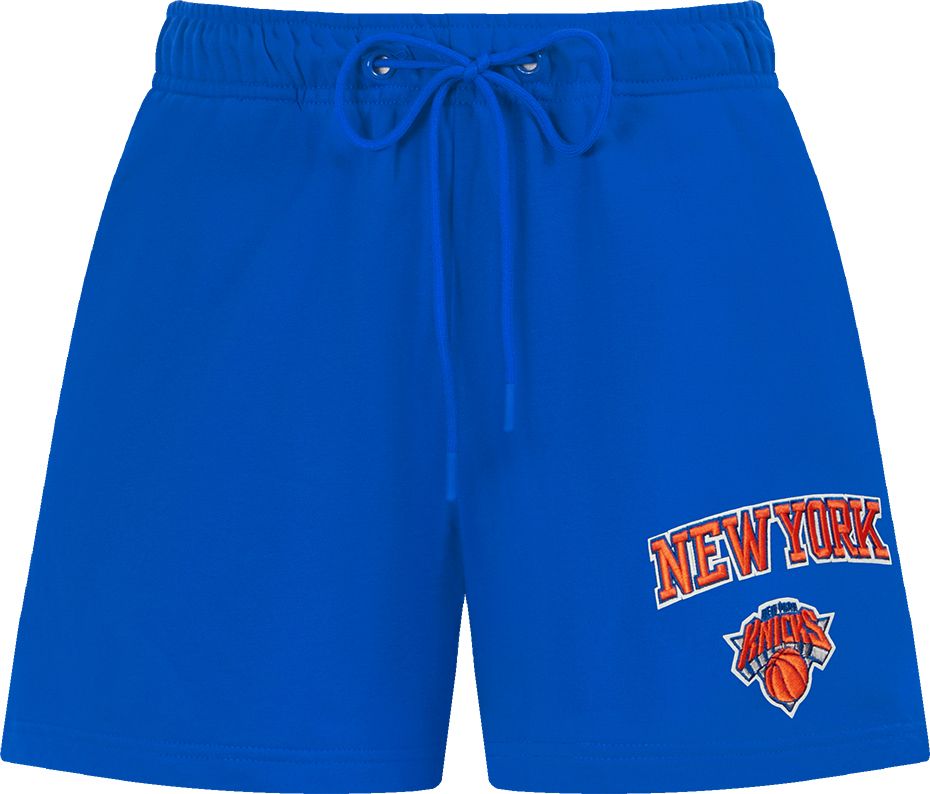 Pro Standard Women's New York Knicks Blue Classic Fleece Shorts product image