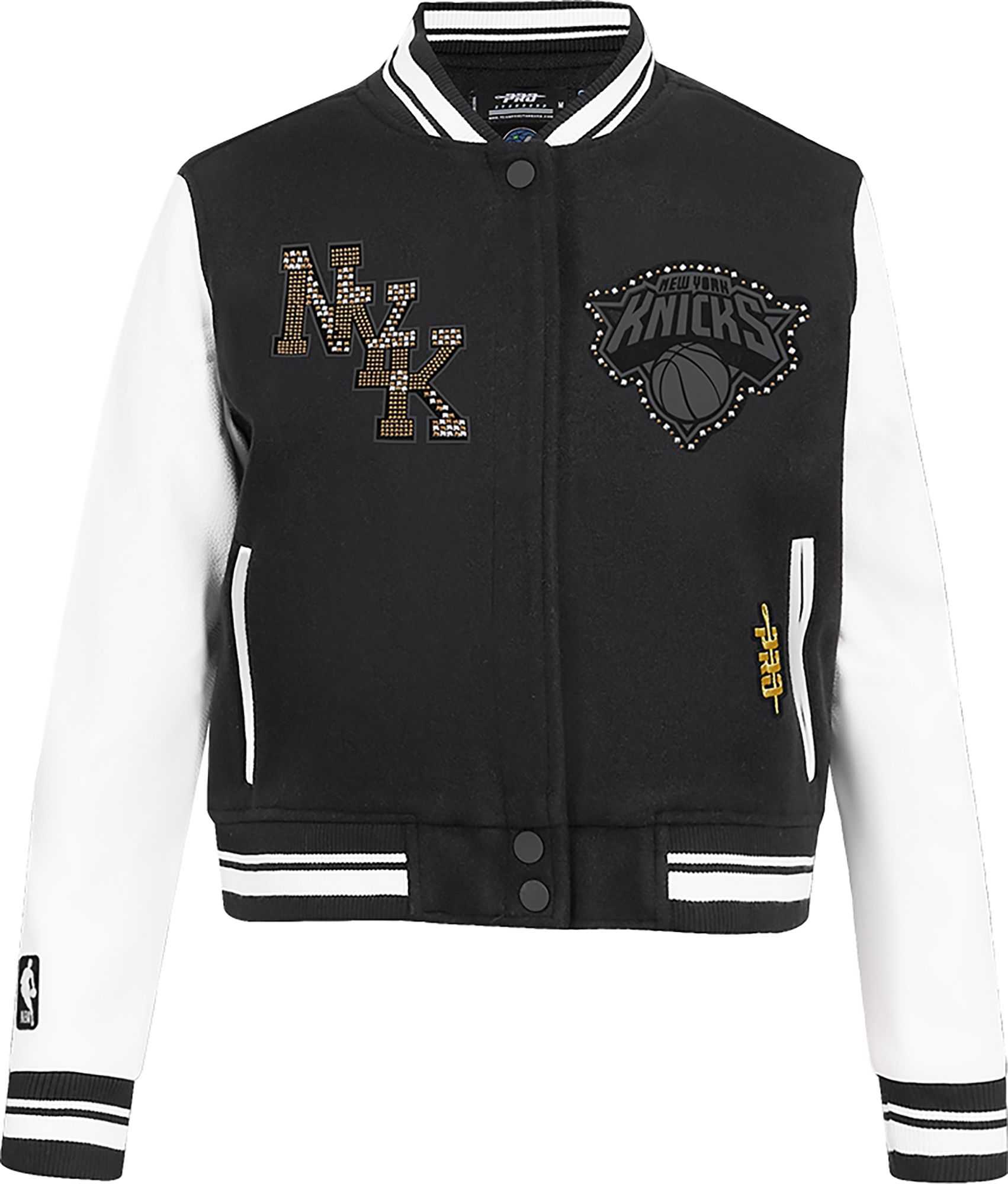 Pro Standard Women's New York Knicks Black Renegade Wool Jacket product image