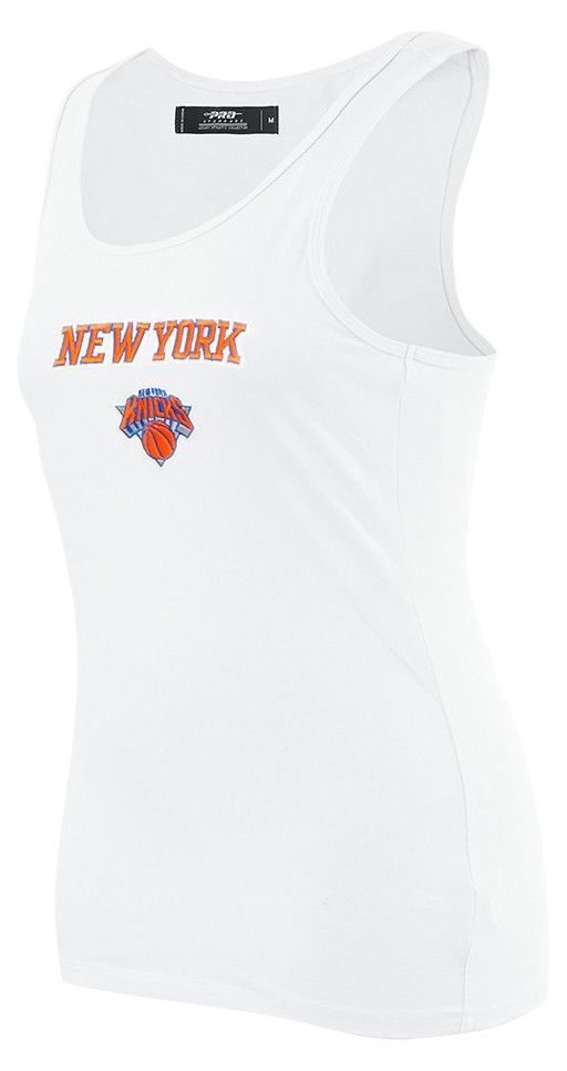 Pro Standard Women's New York Knicks White Classic Racerback Tank Top product image