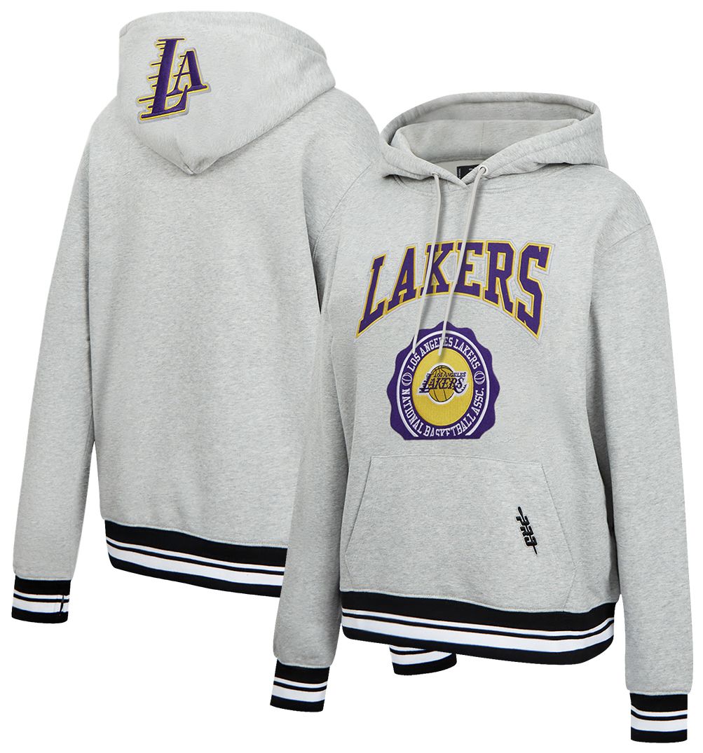 Pro Standard Women's Los Angeles Lakers Grey Crest Emblem Hoodie product image