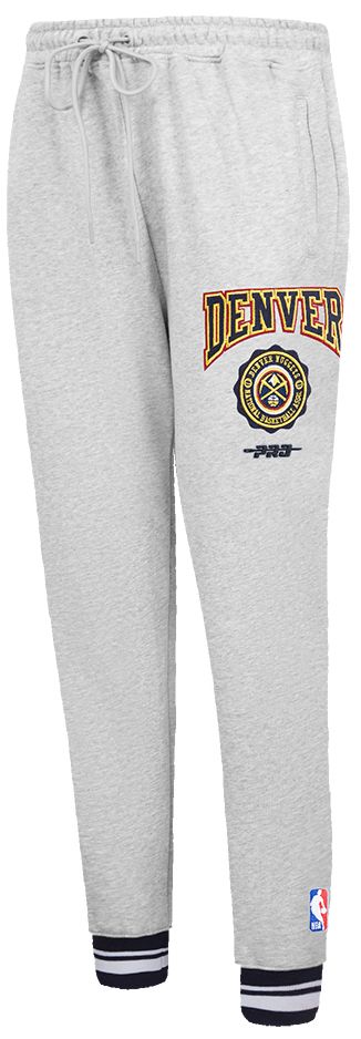 Pro Standard Women's Denver Nuggets Grey Crest Emblem Sweatpants product image