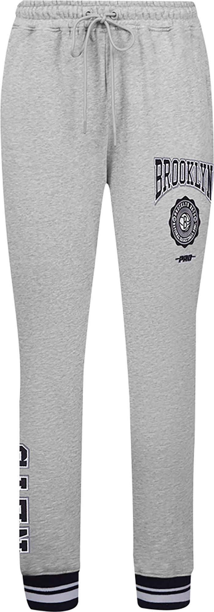 Pro Standard Women's Brooklyn Nets Grey Crest Emblem Sweatpants product image