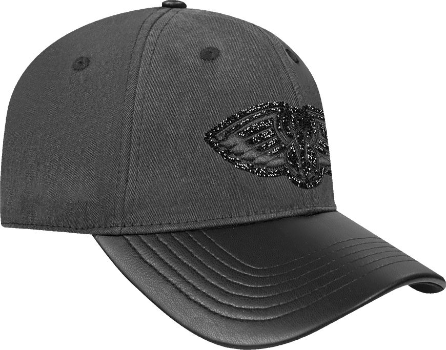 Pro Standard Women's New Orleans Pelicans Black Crystalline Strapback Hat product image