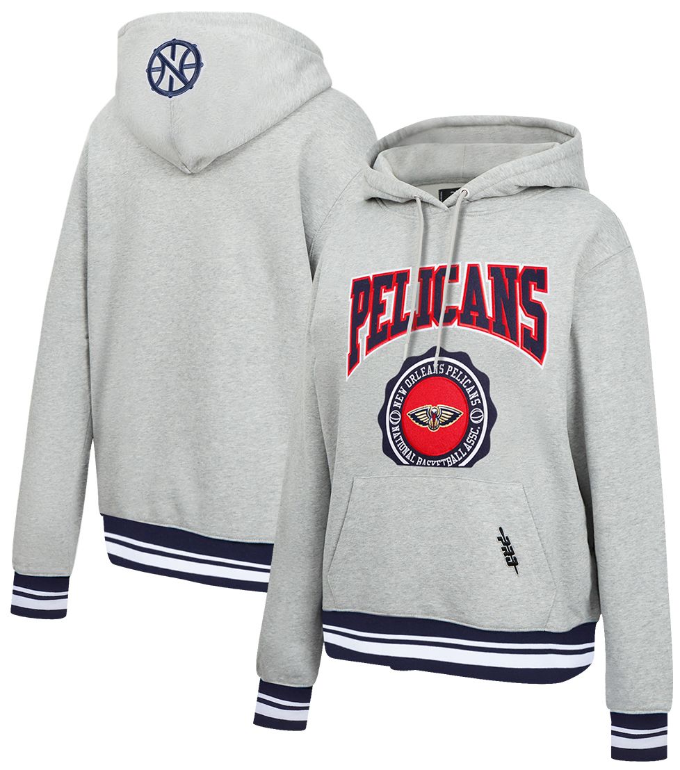 Pro Standard Women's New Orleans Pelicans Grey Crest Emblem Hoodie product image
