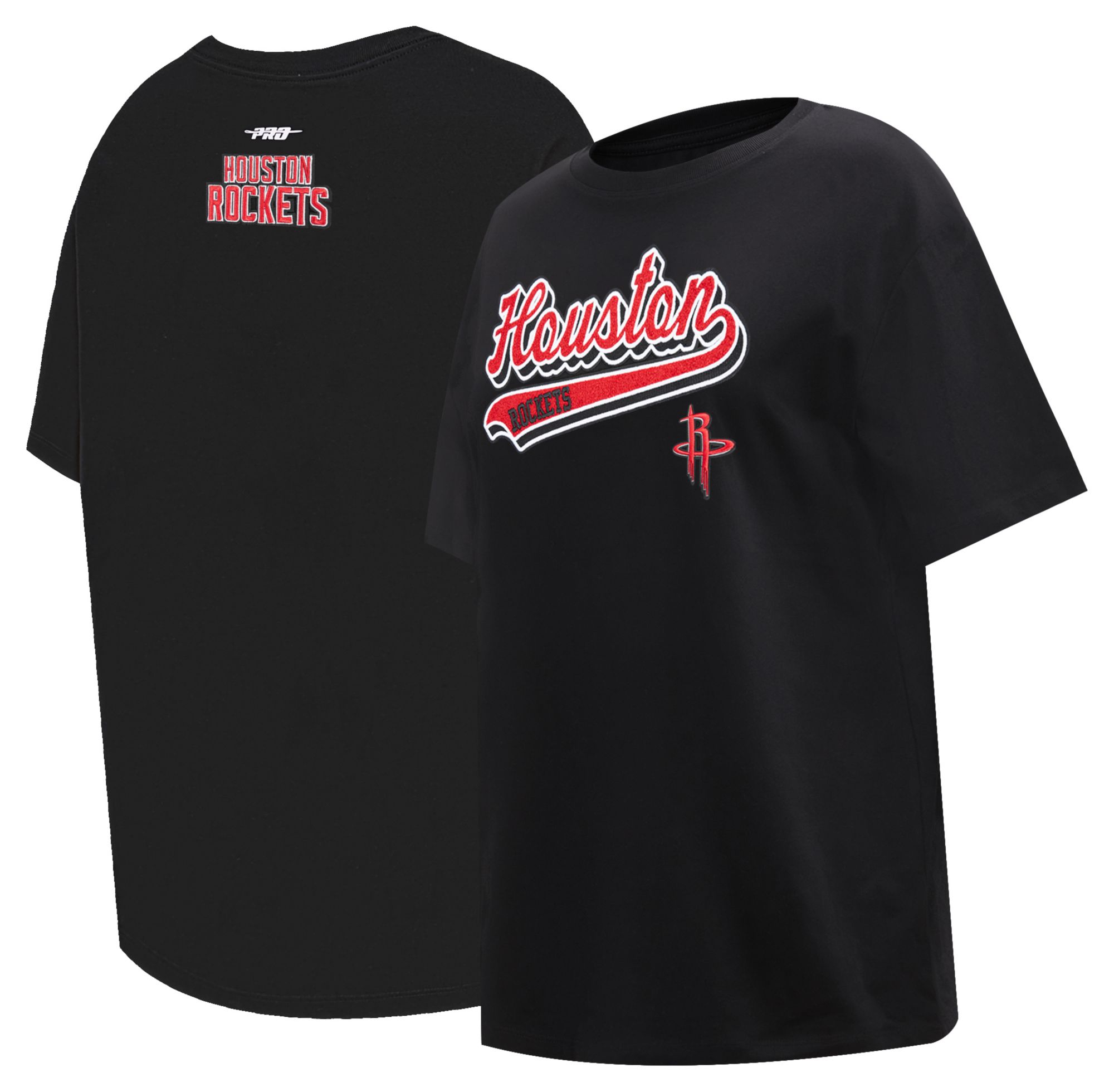 Pro Standard Women's Houston Rockets Script Black T-Shirt product image