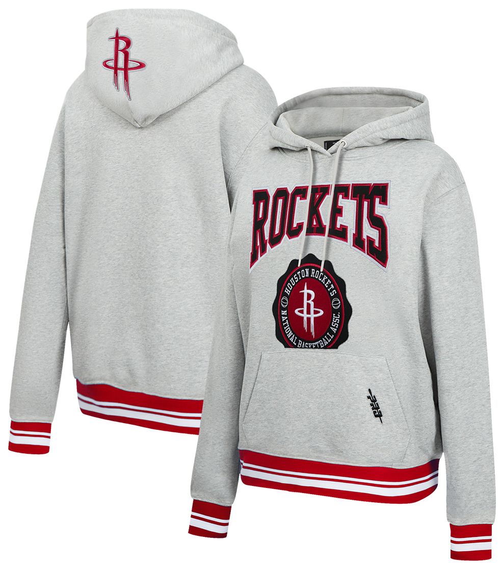 Pro Standard Women's Houston Rockets Grey Crest Emblem Hoodie product image