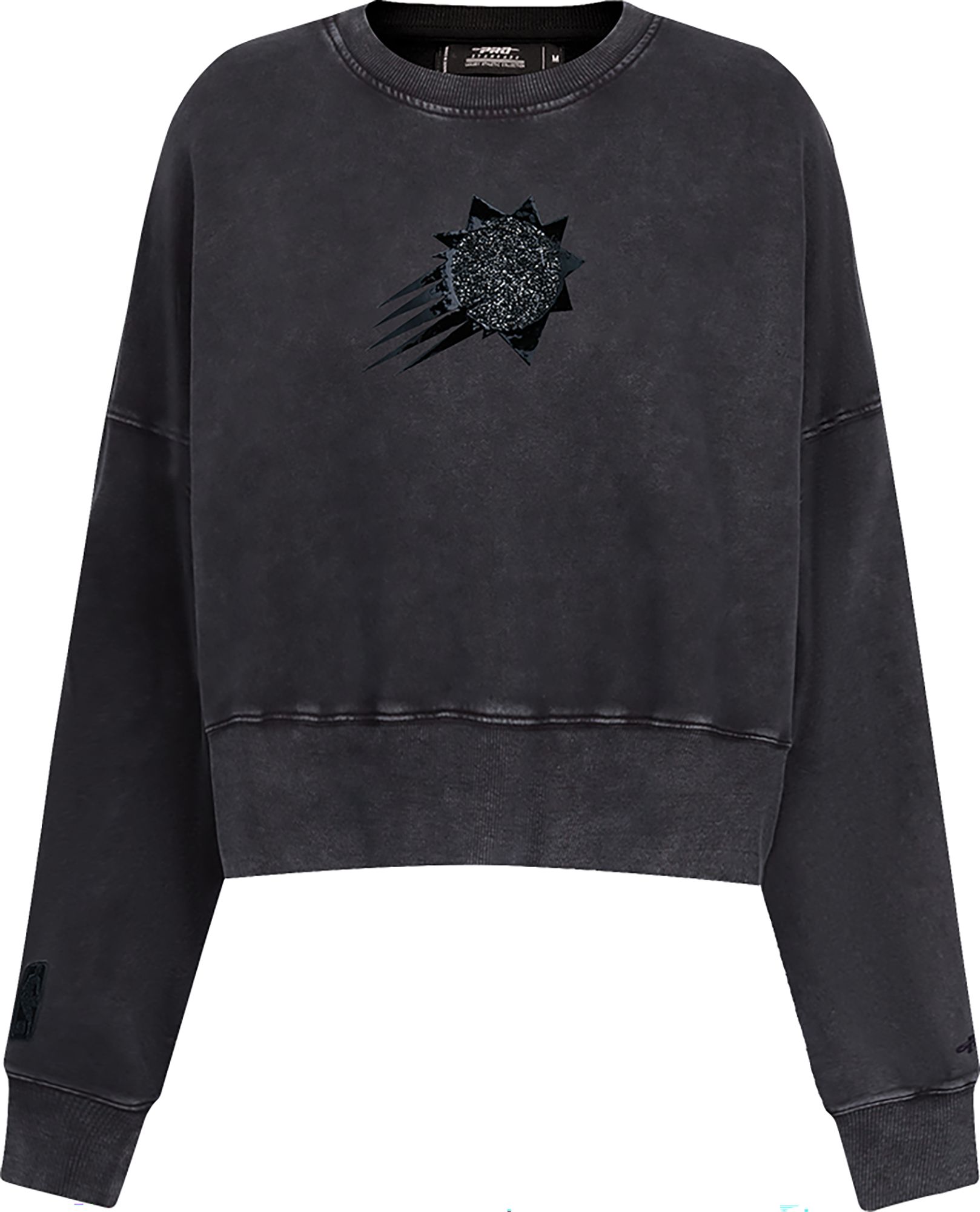 Pro Standard Women's Phoenix Suns Black Crystalline Crew Pullover Sweatshirt product image